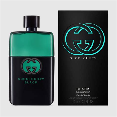 gucci black mens|gucci guilty black aftershave 90ml.